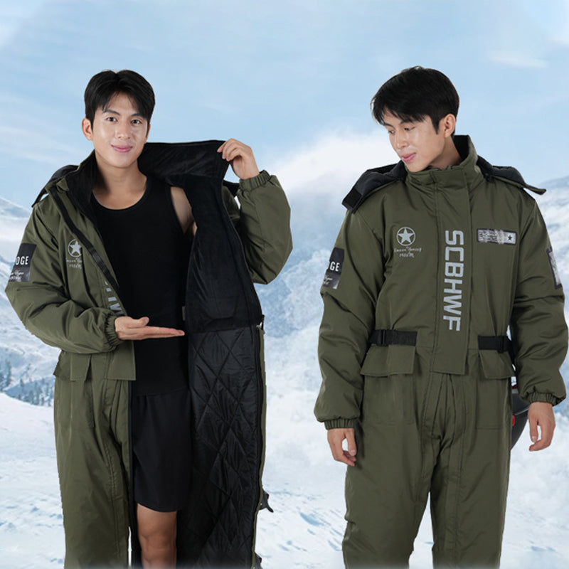 ❄️ Isolierter Ganzkörperanzug für Winter Outdoor-Aktivitäten – Perfekt für Reiten und mehr!