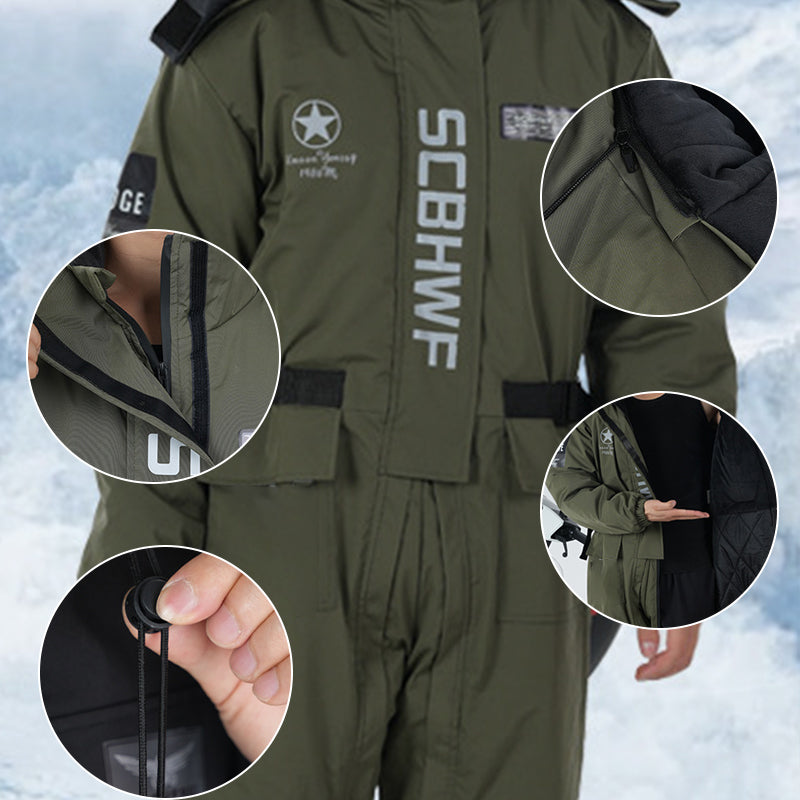 ❄️ Isolierter Ganzkörperanzug für Winter Outdoor-Aktivitäten – Perfekt für Reiten und mehr!