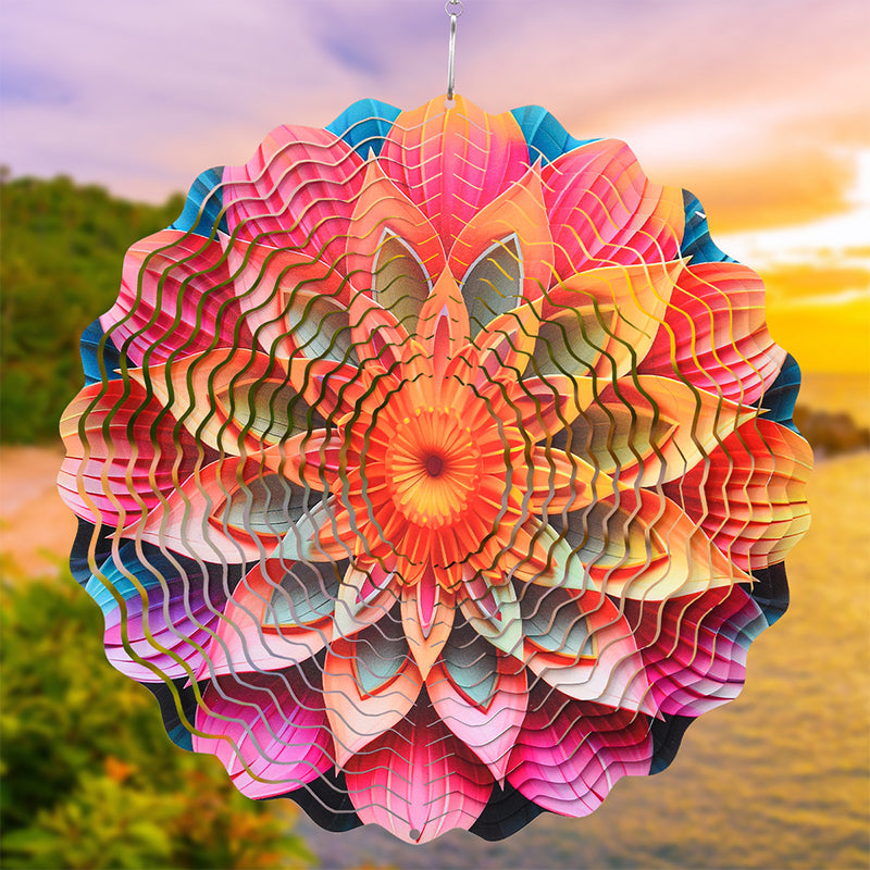 (🎁2025 Heißer Verkauf🎁) 3D-Windspiel Mandala in bunten Farben
