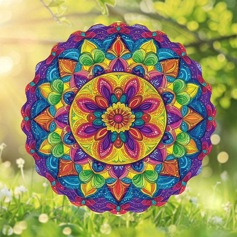 (🎁2025 Heißer Verkauf🎁) 3D-Windspiel Mandala in bunten Farben
