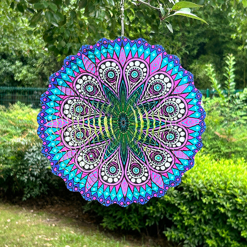 (🎁2025 Heißer Verkauf🎁) 3D-Windspiel Mandala in bunten Farben