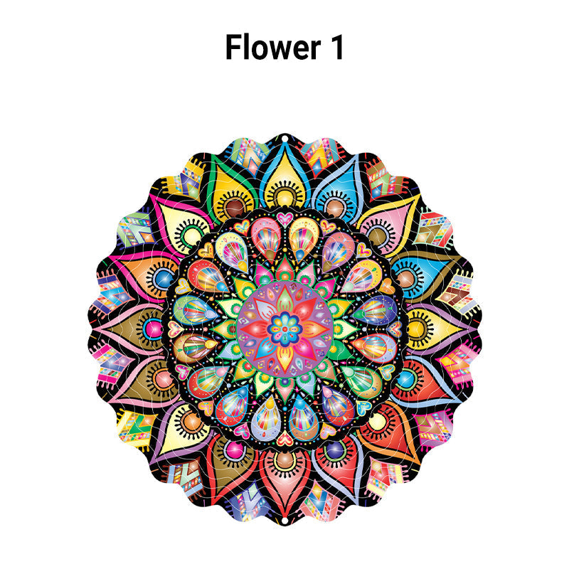 (🎁2025 Heißer Verkauf🎁) 3D-Windspiel Mandala in bunten Farben