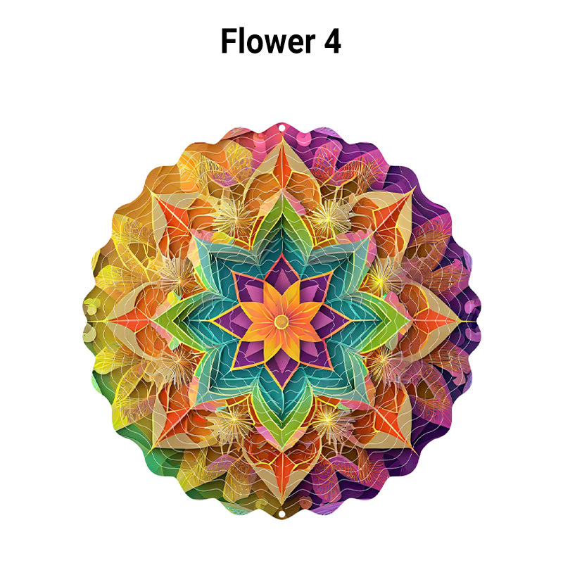 (🎁2025 Heißer Verkauf🎁) 3D-Windspiel Mandala in bunten Farben