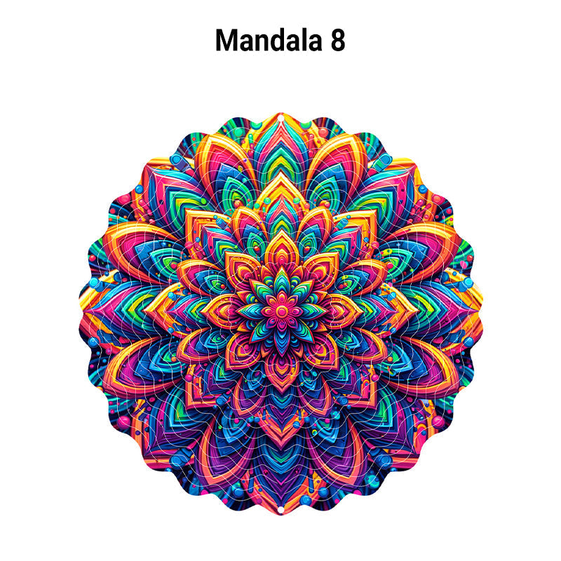 (🎁2025 Heißer Verkauf🎁) 3D-Windspiel Mandala in bunten Farben