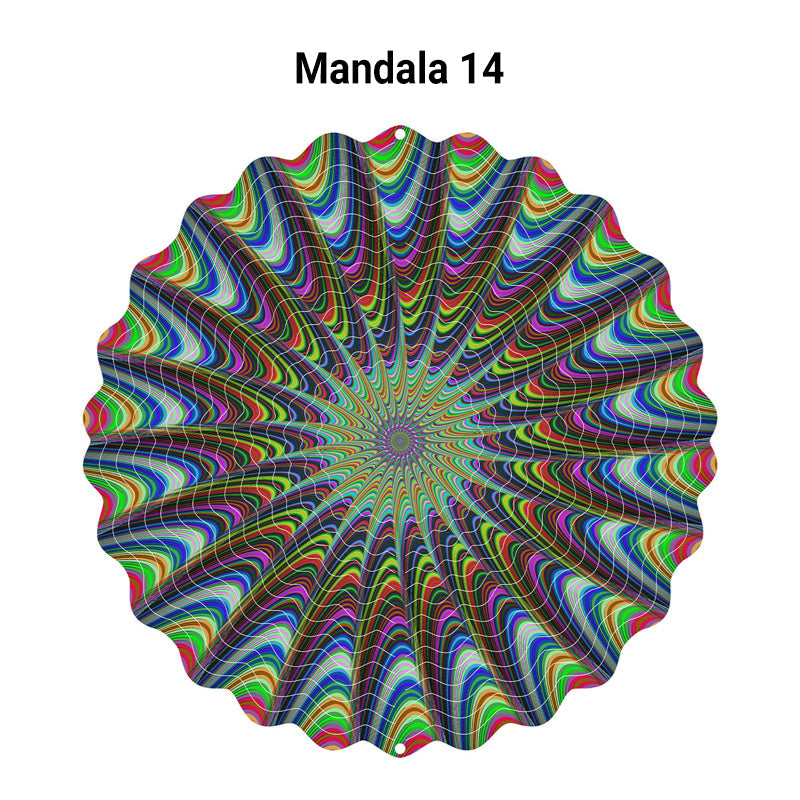 (🎁2025 Heißer Verkauf🎁) 3D-Windspiel Mandala in bunten Farben