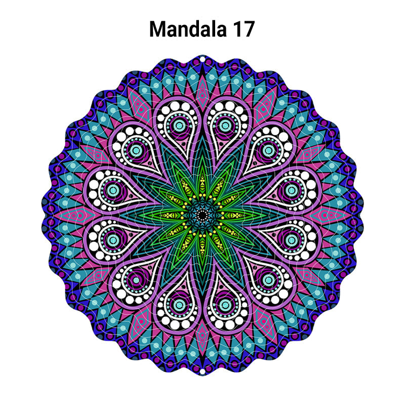 (🎁2025 Heißer Verkauf🎁) 3D-Windspiel Mandala in bunten Farben