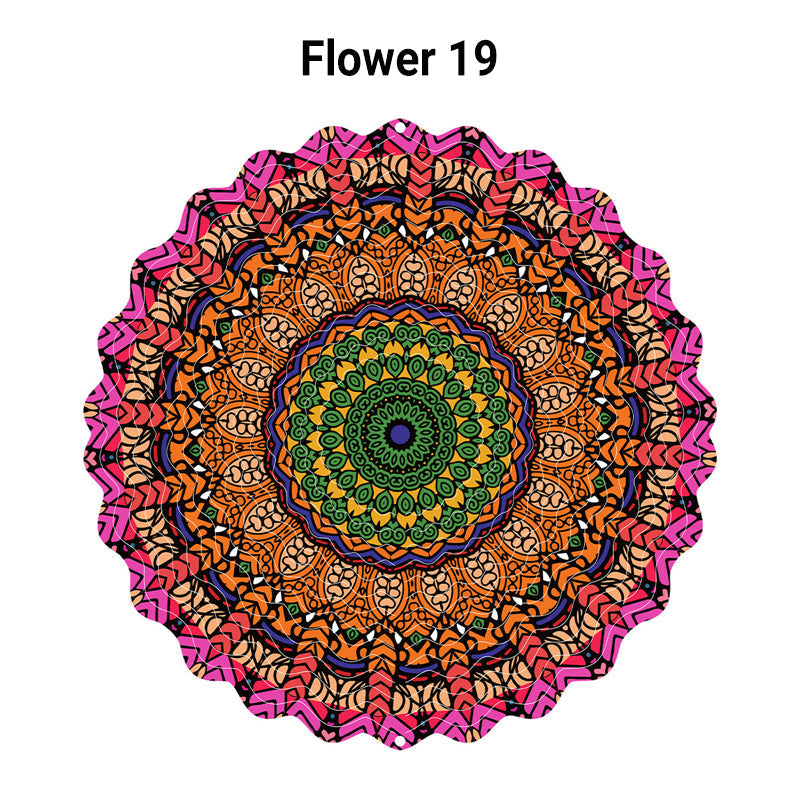 (🎁2025 Heißer Verkauf🎁) 3D-Windspiel Mandala in bunten Farben