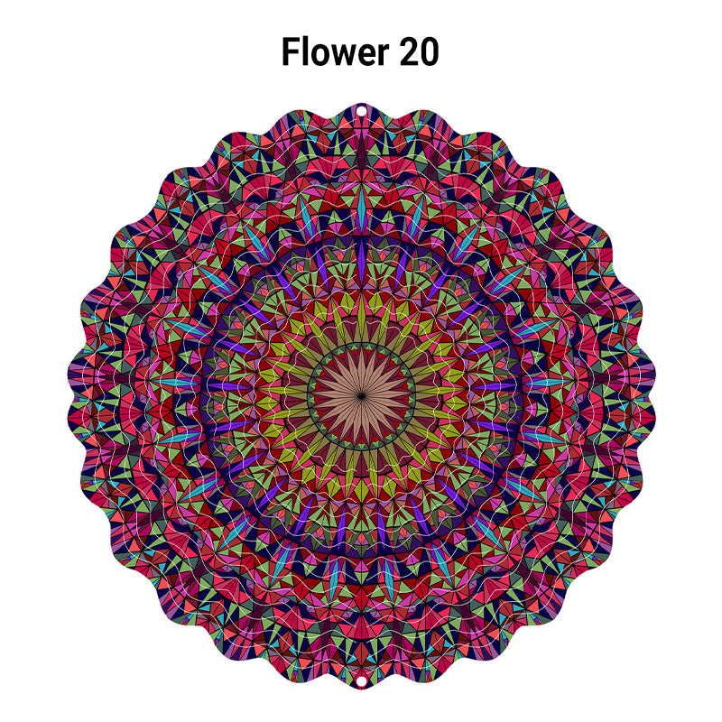 (🎁2025 Heißer Verkauf🎁) 3D-Windspiel Mandala in bunten Farben