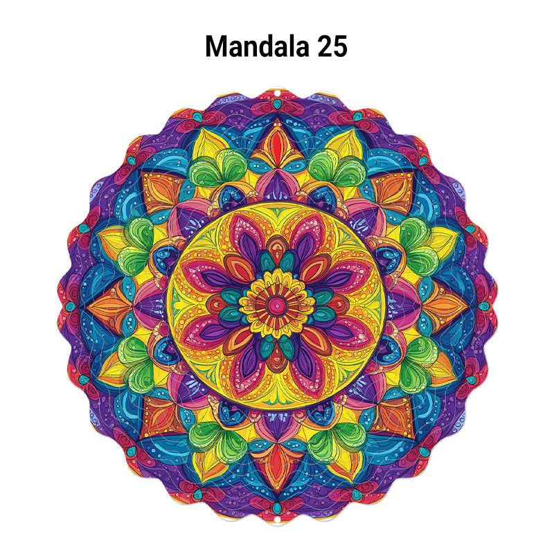 (🎁2025 Heißer Verkauf🎁) 3D-Windspiel Mandala in bunten Farben