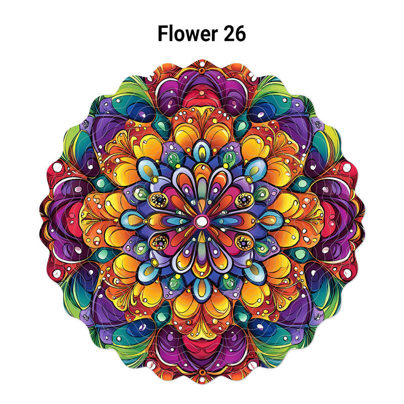 (🎁2025 Heißer Verkauf🎁) 3D-Windspiel Mandala in bunten Farben