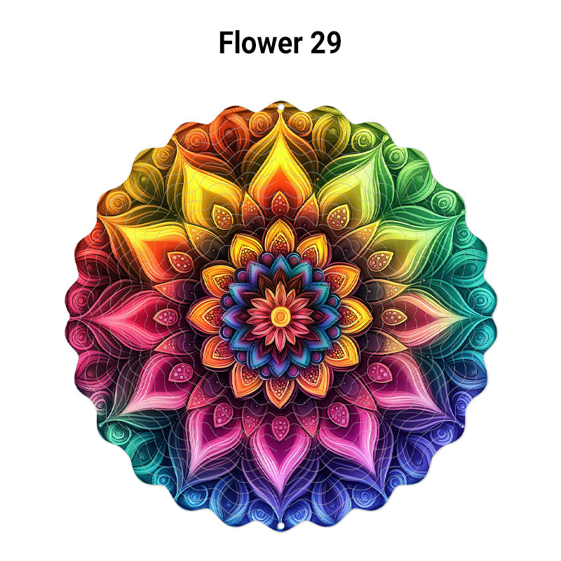 (🎁2025 Heißer Verkauf🎁) 3D-Windspiel Mandala in bunten Farben