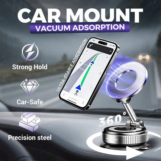 360° verstellbarer magnetischer Vakuum-Telefonhalter📱🚗