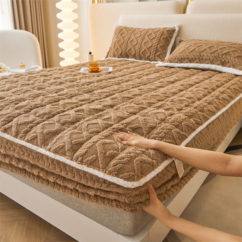 💖Black-Friday-Mega-Angebot – 50 % Rabatt!💖 Winter-Bettlaken-Set 3-teilig, strapazierfähig & wärmeverstärkt für Zuhause