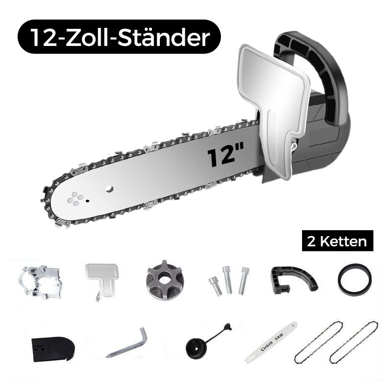 🔥Bausatz zum Umbau eines Winkelschleifers in eine elektrische Kettensäge