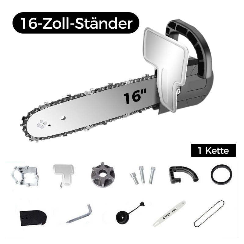 🔥Bausatz zum Umbau eines Winkelschleifers in eine elektrische Kettensäge