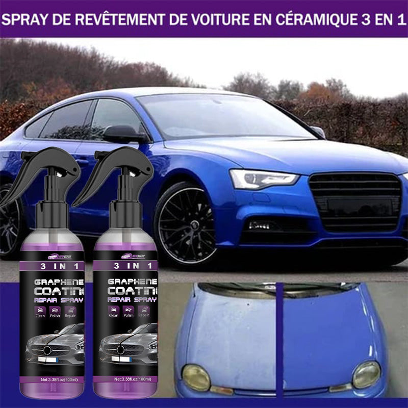 🔥Kaufen Sie 2 und erhalten Sie 3 gratis🔥 3-IN-1 Hoher Schutz Schnelles Auto-Beschichtung Spray