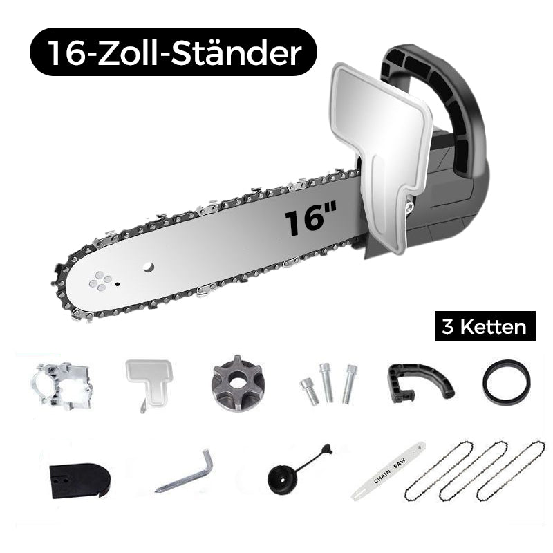 🔥Bausatz zum Umbau eines Winkelschleifers in eine elektrische Kettensäge