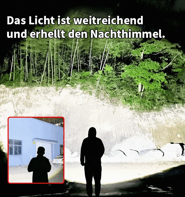 🔥Superhelles LED Taschenlicht, ladbare Mini-Dreiaugen-Lampe für Outdoor und Zuhause