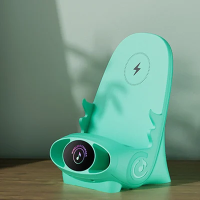 Zeitlich begrenzter Rabatt von 50%💕Ministuhl mit kabellosem Schnellladegerät, multifunktionaler Telefonhalter