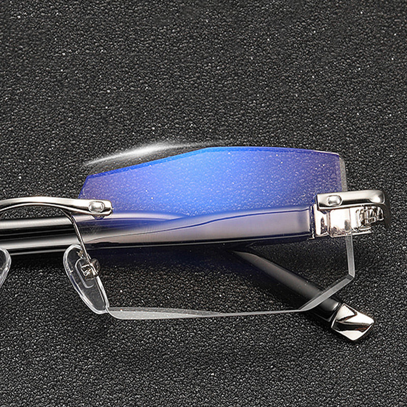 Blaues Licht blockiert randlose Lesebrille für Presbyopie