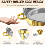 🔥 Black Friday - 60 % Rabatt zum Tiefstpreis! 🔥Edelstahl-Aufwärmpfannen-Buffet-Set