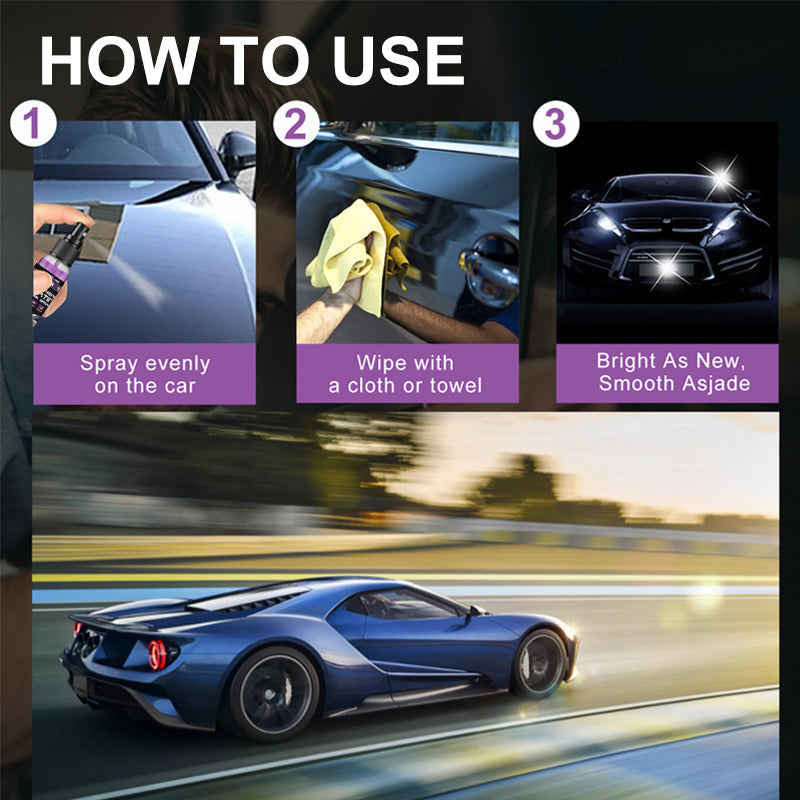 🔥Kaufen Sie 2 und erhalten Sie 3 gratis🔥 3-IN-1 Hoher Schutz Schnelles Auto-Beschichtung Spray