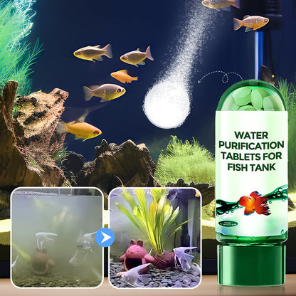 Leistungsstarke Wasserreinigungstablette für Aquarien