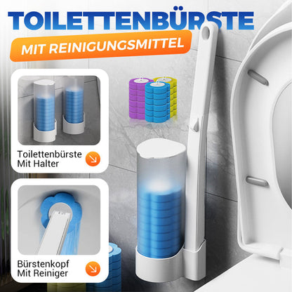 🚽Toilettenbürsten mit Reinigungsmittel – Sauber & praktisch 🧼