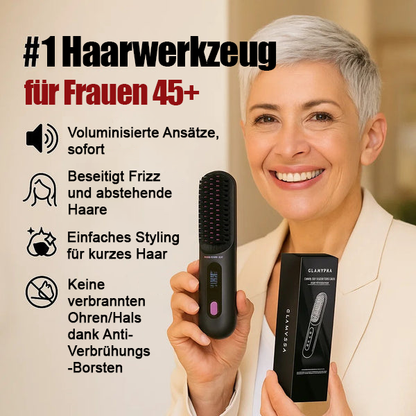 ✨Letzter Tag Sonderpreis €19.99!!💥Kabelloser Keramik-Heiz-Haarglättungskamm💇‍♀️