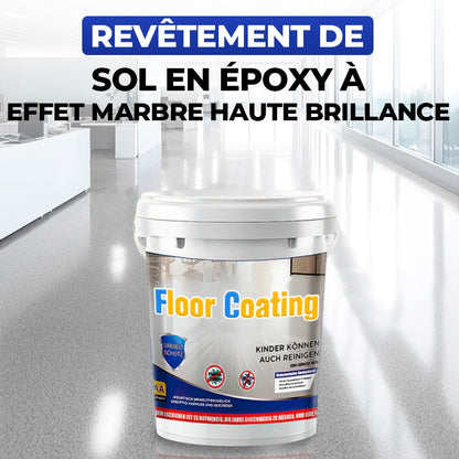 ✨Nouveauté✨Revêtement de sol époxy finition marbre haute brillance