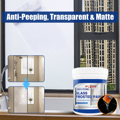 Peinture dépolie à base d'eau pour vitres, portes et surfaces vitrées – Effet intimité garanti