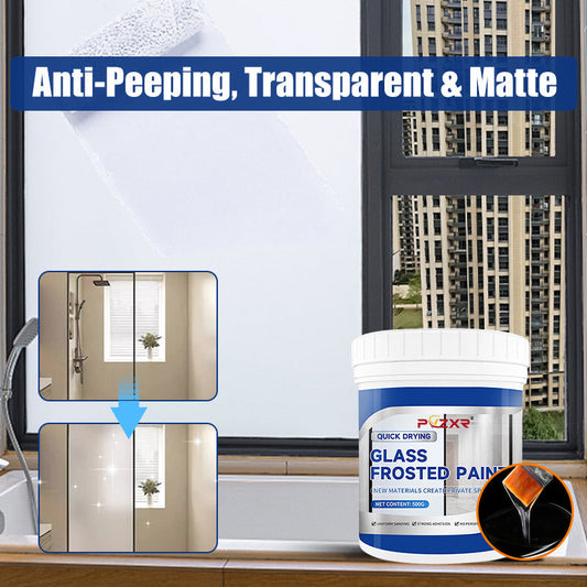Peinture dépolie à base d'eau pour vitres, portes et surfaces vitrées – Effet intimité garanti