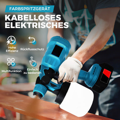 🔥🔥45 % Rabatt + Gratisversand! 💥 🎨 Kabelloses elektrisches Farbspritzgerät – Schnell, sauber und effizient
