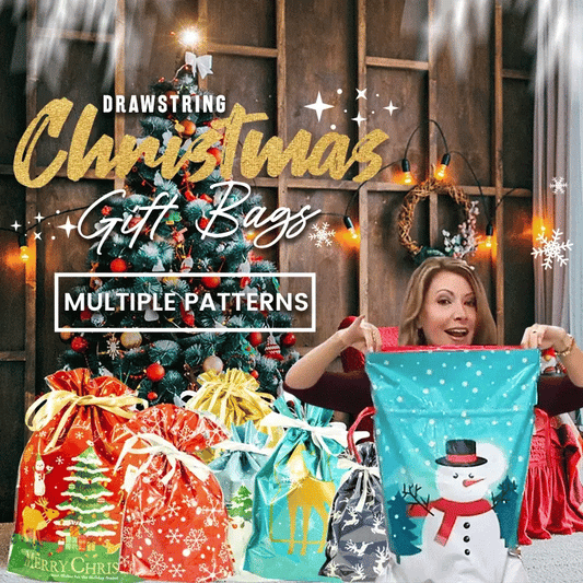 🎅🎁Die weltbeste Weihnachtsgeschenktüte mit Kordelzug💝Geeignet für alle Geschenke💝