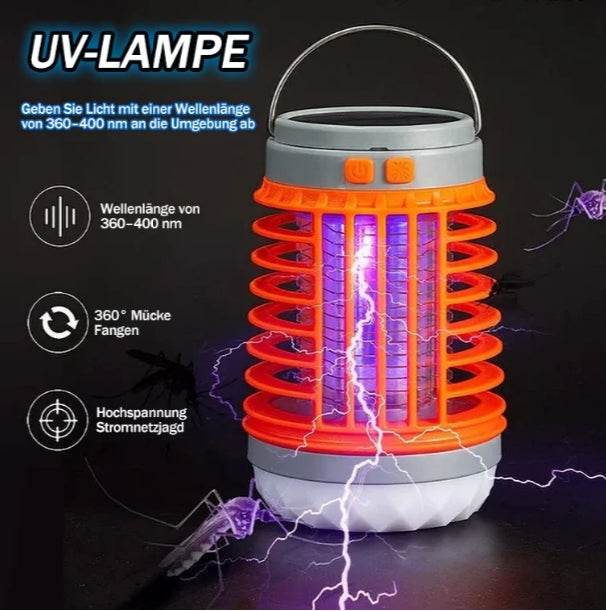 ✨Letzter Tag 49% Rabatt - Multifunktionale Solar Camping Mosquito Killer Lampe