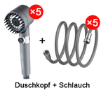 🏆Luxus-Duschkopf für Hautpflege & Massage - 3 Spray-Modi mit Wassersparender Technologie für Verjüngendes Duscherlebnis 💎🌊