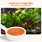 Entkapselte Salinenkrebs-Eier als Fischfutter