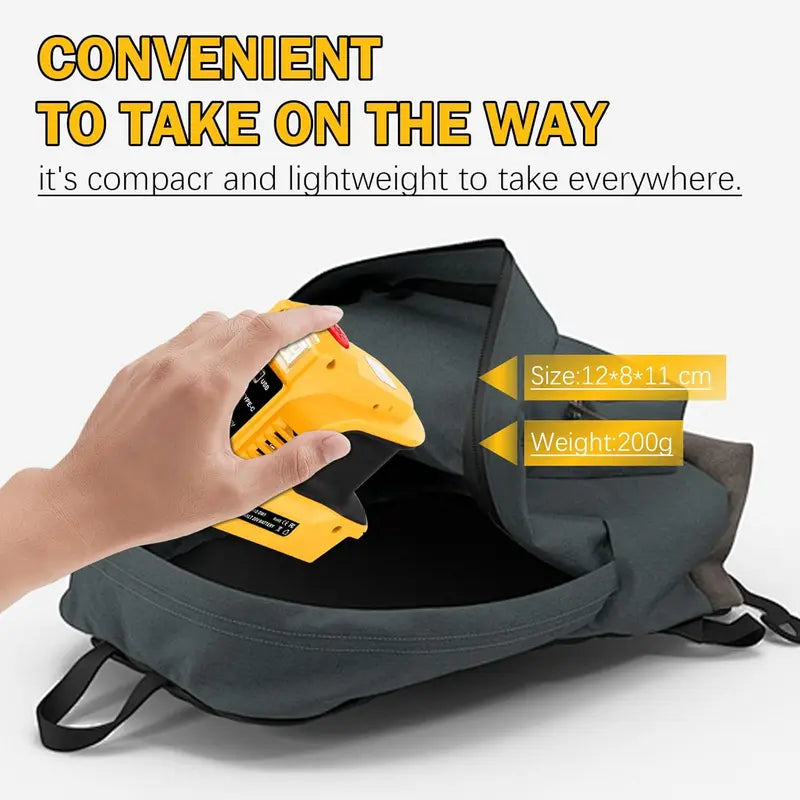 Kompakter Gleichstrom-Wechselstrom-Wechselrichter – Geeignet für Autos, Wohnmobile, den Einsatz im Freien und Ferienhäuser