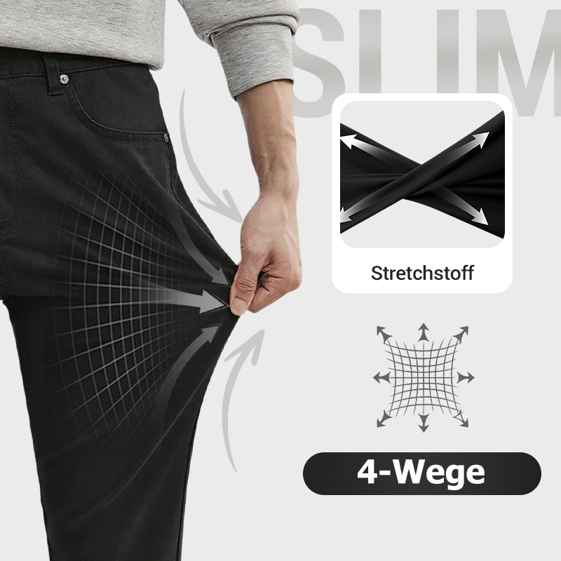 🔍 Herren Einfarbige Freizeithose schlanke Passform – Saubere Nähte & leicht kombinierbar