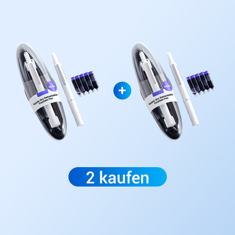 Schnell Trocknender, Einziehbarer Füllfederhalter