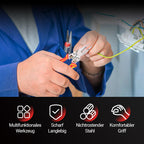 🔥Heißer Verkauf 🧰✂️8 in 1 Abisolierzange mit Spannungstester⚡