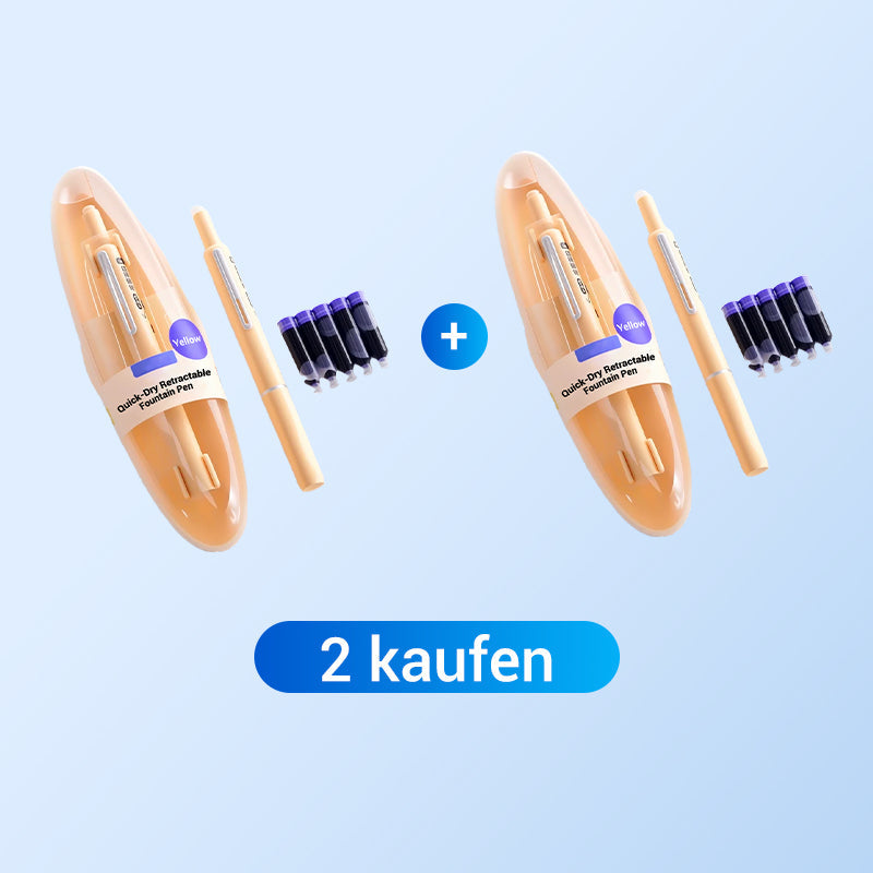 Schnell Trocknender, Einziehbarer Füllfederhalter