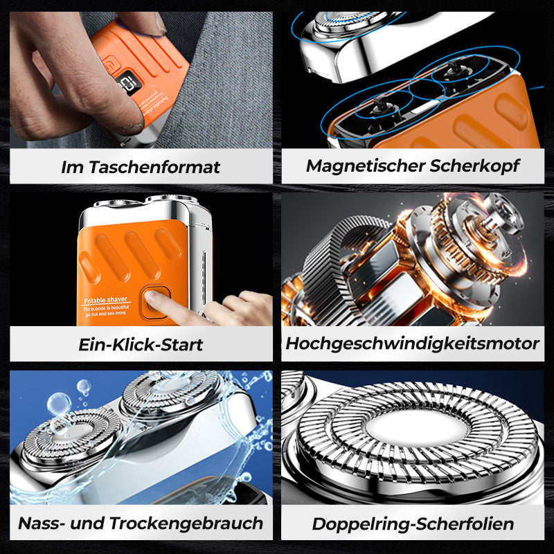 🖤2025 Neues Design 50 % Rabatt🖤Mini-Elektrorasierer für Herren