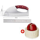 Ergonomisches Küchenmesser mit vorderem Griff – Kraftsparend, Extra Scharf & Rutschfest | Gemüse & Fleisch