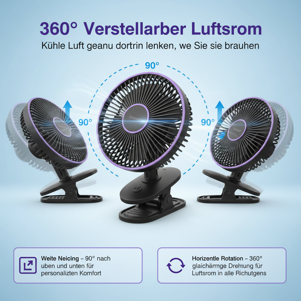 360° Luftstrom