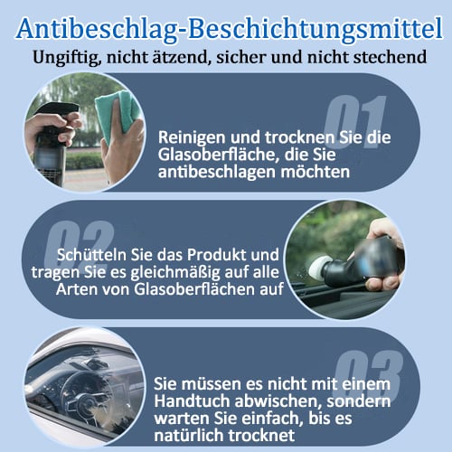 🔥Letzter Tag 50% RABATT - Mikromolekularer Antibeschlag-Beschichtungsmittel-Wischer