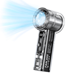 🔥 Letzter Aktionstag! 🔥 Kaltkompressen-Ventilator, transparenter Mini-Ventilator im Mecha-Stil