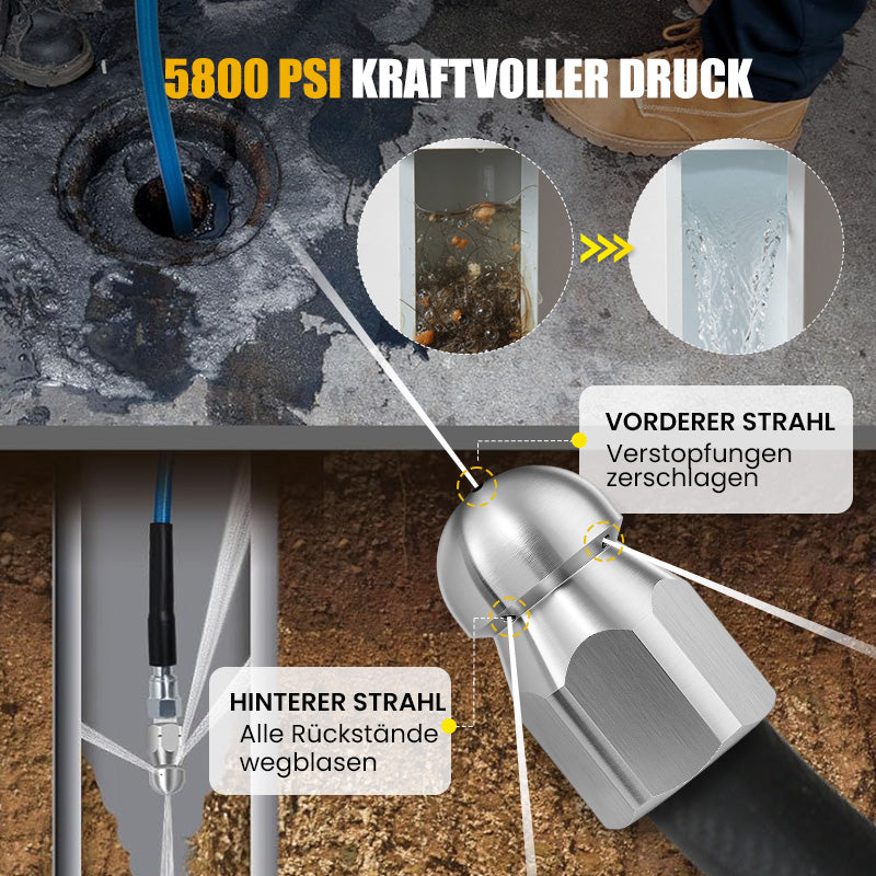 5800PSI Abwasserspüler-Kit für Hochdruckreiniger