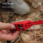 🪢Tragbares verstellbares Fix-Campingseil🌳