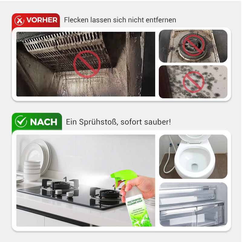 Haushaltsstarkes Mehrzweck-Reinigungsspray